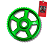 KIT COM 5 POLIAS COM RODA FONICA VERDE - RGTX - Imagem 4