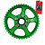KIT COM 5 POLIAS COM RODA FONICA VERDE - RGTX - Imagem 5
