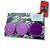 KIT SELOS DO BLOCO MOTOR AP EM ALUMINIO ROXO - RGTX - Imagem 3