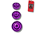 KIT SELOS DO BLOCO MOTOR AP EM ALUMINIO ROXO - RGTX - Imagem 5