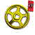 KIT COM 5 POLIAS COM RODA FONICA DOURADA - RGTX - Imagem 5