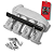 COLETOR PLENUM VW / AUDI 20v TBI PARA TRAS 4 BICOS - SPA - Imagem 1
