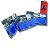 KIT SELOS DO BLOCO MOTOR AP EM ALUMINIO AZUL - RGTX - Imagem 2
