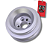 POLIA RODA FONICA DUPLA GOLF MK3 PRETA - RGTX - Imagem 5