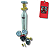 GARRAFA DE CO2 MODELO BIONDO + KIT MANOMETRO E REGULADOR ESCOVADO - IMP - Imagem 2