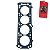 JUNTA DE CABEÇOTE GM VECTRA ASTRA 16v / S10 BLASER 8 E 16V 87MM X 1,80MM- GENERAL JUNTAS - Imagem 2