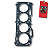 JUNTA DE CABEÇOTE MOTOR FIAT SEVEL EM AÇO INOX 87,5MM X 1,8MM - GENERAL JUNTAS - Imagem 2