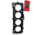 JUNTA DE CABEÇOTE VW MD 1.5 DE AÇO 78 X 2,3MM - GENERAL JUNTAS - Imagem 2