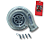 TURBINA HX 35 ROTOR 54 X 60MM .58P - NEW TURBO - Imagem 1