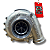 TURBINA BORGWARNER K27 PLUS ROTOR 58X58 .63MONO - NEW TURBO - Imagem 2