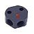 DIVISOR DE COMBUSTIVEL EM Y 4 VIAS ROSCA 3/8 - RGTX - Imagem 3