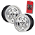 PAR DE RODAS PRO STAR SP-14 R15 FURAÇÃO 4X100 POLIDA - RAW - Imagem 2