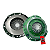 KIT EMBREAGEM MOTOR AP 700LBS 250CV - ESTRIA 8V - VOLKMANN - Imagem 3
