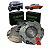 KIT EMBREAGEM OPALA 1200LBS 450CV - ESTRIA GROSSA - VOLKMANN - Imagem 1