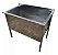 Mesa Tanque Inox Industrial 60cm X 60cm X 90cm - Imagem 1