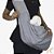Bolsa Sling Canguru para Transporte Pet Lisa Cinza - Pata Chic - Imagem 2