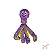 Brinquedo Pelúcia para Cães Wubba Polvo Octopus - Kong - Imagem 3