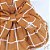 Vestido para Cães Laço e Guia Grid Ocre - Pata Chic - Imagem 2