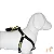 Conjunto Peitoral Americano e Guia Preto - Pata Chic - Imagem 1