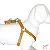 Conjunto Peitoral Americano e Guia Ocre - Pata Chic - Imagem 2