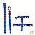 Conjunto Peitoral H e Guia Sushi - Ace Dog - Imagem 1