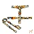 Conjunto Peitoral H e Guia Oliva - Toh - Imagem 1