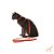 Conjunto Peitoral H para Gato Caqui/Laranja - Toh - Imagem 2