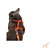 Conjunto Peitoral H para Gato Caqui/Laranja - Toh - Imagem 3