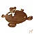Tapete Urso Bear Caramelo Queimado - Pata Chic - Imagem 1