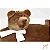 Tapete Urso Bear Caramelo Queimado - Pata Chic - Imagem 2