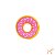 Brinquedo de Pelúcia para Cães Squeaker Plush Donut Morango M  - ZippyPaws - Imagem 1