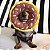 Brinquedo de Pelúcia para Cães Squeaker Plush Donut Chocolate M  - ZippyPaws - Imagem 4
