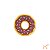 Brinquedo de Pelúcia para Cães Squeaker Plush Donut Chocolate M  - ZippyPaws - Imagem 1