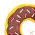 Brinquedo de Pelúcia para Cães Squeaker Plush Donut Chocolate M  - ZippyPaws - Imagem 3