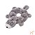 Brinquedo Pelúcia para Cães Circular com 6 Apitos Loopy Lobo - ZippyPaws - Imagem 2