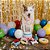 Brinquedo Interativo Pelúcia para Cães Bolo de Aniversário Burrow - ZippyPaws - Imagem 3