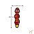 Pelúcia Cobra Resistente para Cães Tough Seamz- Vermelho G - Outward Hound - Imagem 2
