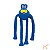 Brinquedo Pelúcia para Cães Extensível Puxa Puxa Coelho Qmonster Azul - Petta - Imagem 1