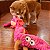 Brinquedo Pelúcia para Cães Dragão Gigante c/ Papel Sonoro Qmonster Rosa P 99cm - Petta - Imagem 2