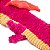 Brinquedo Pelúcia para Cães Dragão Gigante c/ Papel Sonoro Qmonster Rosa G 170cm - Petta - Imagem 4