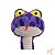 Brinquedo Pelúcia para Cães Cobra de Mola Roxo 100cm - Petta - Imagem 3