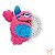 Brinquedo Pelúcia c/ Bolinha para Cães Monstro Baby Qmonster G Rosa - Petta - Imagem 2