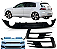 Saia Traseira Difusor Spoiler Ponteira Dupla Golf Gti Tsi Mk7 2014 2015 2016 2017 - Imagem 1