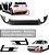 Saia Traseira Difusor Spoiler Ponteira Dupla Golf Gti Tsi Mk7 2014 2015 2016 2017 - Imagem 2