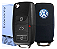 Chave Canivete Capa Volkswagen Gol Fox Polo Voyage G5 Vw 2 e 3 Botões - Imagem 1