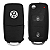Capa Chave Canivete Vw Linha G6 Gol Fox Golf Jetta Up Voyage 2 e 3 Botões - Imagem 1