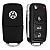 Capa Chave Canivete Vw Linha G6 Gol Fox Golf Jetta Up Voyage 2 e 3 Botões - Imagem 2
