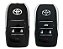 Chave Canivete Toyota Hilux Sw4 Etios Adaptação Moderna Novo 3 e 4 Botões - Imagem 1