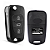 Kit Chave Canivete Capa Carcaça Cerato Sportage Soul 2010 a 2014 + Capa Silicone - Imagem 2