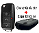 Kit Capa Chave canivete vw + Capa de Borracha Volkswagen + Lâmina Para Gol Fox Jetta - Imagem 1